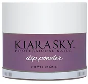 Manicure tytanowy - KIARA SKY KIARA SKY DIP POWDER - D410 CHINCHILLA D410 - miniaturka - grafika 1