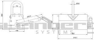 456 Steinberg Systems 45674882 Podnośnik magnetyczny Steinberg Systems udźwig 800 kg) 74882-uniw - Podnośniki 456 Steinberg Systems 45674882 Podnośnik magnetyczny Steinberg Systems udźwig 800 kg) 74882-uniw - Podnośniki - miniaturka - grafika 2
