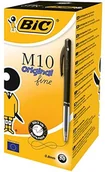 Długopisy - BIC M10 druku ball point Pen f 50er Pack Czarny 1199190129 - miniaturka - grafika 1