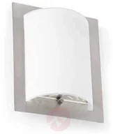 Lampy ścienne - Faro Lorefar Elegancka lampa ścienna DIULA-1 niklowany 20 cm - miniaturka - grafika 1