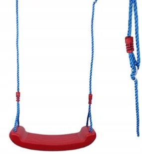 A4B Huśtawka Plastikowa Mocna Plac Zabaw Czerwona - Leżaczki i huśtawki - miniaturka - grafika 2
