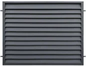 Ogrodzenia - Polbram Przęsło ogrodzeniowe KRETA 200 x 150 cm antracyt - miniaturka - grafika 1