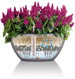 Lechuza Donica CUBETO Stone 30 biały kwarcowy CUBETO S. 30 KWARC - Donice - miniaturka - grafika 4