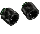 Chłodzenie wodne - Bitspower Touchaqua Adapter prosty G1 / 4 cala męski na G1 / 4 cale żeński - 2 szt. 15 mm czarny WAAD-589 - miniaturka - grafika 1