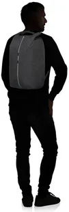 Samsonite Antykradzieżowy plecak na laptopa Securipak M - black steel 128822-T061 - Torby na laptopy - miniaturka - grafika 11