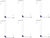 Wieszaki łazienkowe - Wenko Wieszaki haczyki na drzwi 6 sztuk w komplecie B004IUFGC0 - miniaturka - grafika 1