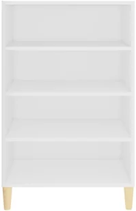 vidaXL Lumarko Szafka, biała, 57x35x90 cm, płyta wiórowa 806121 - Szafki do salonu - miniaturka - grafika 5