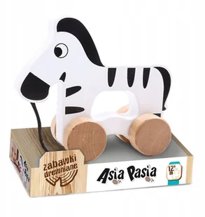 Trefl 60636 Drewniana zabawka do ciągnięcia Asia Pasia 60636 - Zabawki interaktywne dla dzieci - miniaturka - grafika 2
