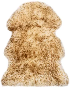 vidaXL Dywanik ze skóry owczej, 60 x 90 cm, brązowy melanż 283877 - Dywaniki łazienkowe - miniaturka - grafika 2