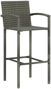 vidaXL 3-cz zestaw mebli barowych do ogrodu szary 3064869 - Pozostałe meble ogrodowe - miniaturka - grafika 6