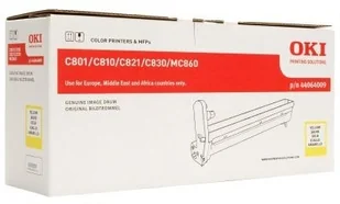 OKI Bęben do C800 20k żółty 44064009 - Bębny do drukarek - miniaturka - grafika 3
