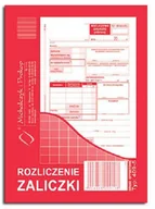 Druki akcydensowe - MICHALCZYK Prokop Rozliczenie zaliczki A6 40 kartek 409-5 - miniaturka - grafika 1