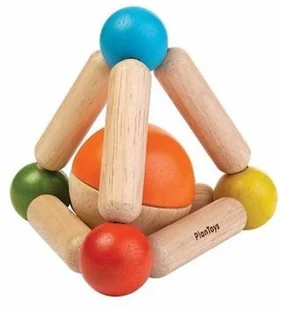 Plan Toys Profilowana grzechotka trójkąt PT5244 - Grzechotki dla dzieci - miniaturka - grafika 2