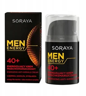 Soraya Men Energy 40+ Krem Przeciwzmarszczkowy - Kosmetyki do pielęgnacji twarzy męskie - miniaturka - grafika 5