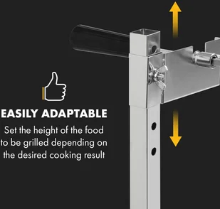 Klarstein Sauenland Mini, grill obrotowy, szpikulec obrotowy, 4W, maks.12 kg, stal nierdzewna GQ5-Sauenland Mini - Grille - miniaturka - grafika 6
