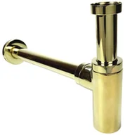 Syfony - Durasan Syfon umywalki butelkowy bez spustu złoty - miniaturka - grafika 1