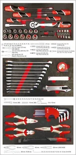 Yato WÓZEK NARZĘDZIOWY 3CZĘŚCIOWY Z NARZĘDZIAMI YT-09104 - Szafy i regały magazynowe - miniaturka - grafika 12