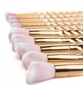 Pędzle do makijażu - Zestaw Pędzli Do Makijażu Gold Unicorn 10 Szt - miniaturka - grafika 1