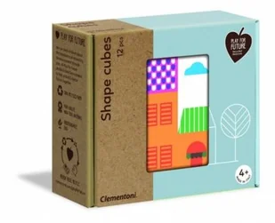 Clementoni Kostki kształty Zwierzęta 50161 - Klocki - miniaturka - grafika 4