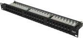Akcesoria do szaf serwerowych - brak danych Patch panel UTP 19"" kat.6 48 portów z listwą BL-PPU1948P1-6 (BL-PPU1948P1-6I) - miniaturka - grafika 1