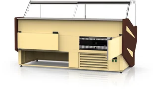 Rapa Lada chłodnicza z szybą prostą, pionową, blatem ze stali nierdzewnej (płótno), 1530x1070x1220 mm | L-F 153/107 L-F/153/107 - Szafy i witryny chłodnicze - miniaturka - grafika 11