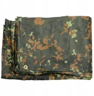 Akcesoria turystyczne - MFH Plandeka Uniwersalna 3 x 3 m Flecktarn - miniaturka - grafika 1