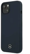 Etui i futerały do telefonów - Mercedes MEHCP13SSILNA iPhone 13 mini 5,4" granatowy/navy hardcase Silicone Line Mer006972 - miniaturka - grafika 1