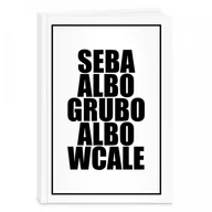 Planery - Murrano Planner kalendarz książkowy z nadrukiem dla przyjaciela kolegi siłacza KZ-PLA-025 - miniaturka - grafika 1