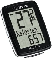 Liczniki rowerowe - Sigma Sport komputer rowerowy BC 9.16, czarna, One Size, 9160 09160 - miniaturka - grafika 1
