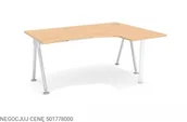 Biurka - WUTEH S.A. Biurko biurowe Geos GE-14 (160x120x73,5cm) 1279 - miniaturka - grafika 1