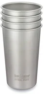 Akcesoria turystyczne - Klean Kanteen 20oz pint$14 592 ML, srebrny KSSC20-4PK - miniaturka - grafika 1