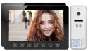 Wideodomofony - Orno Zestaw wideodomofonowy NOVEO MULTI2 dwurodzinny bezsłuchawkowy monitor LCD 7 czarny OR-VID-EX-1063 B OR-VID-EX-1063/B - miniaturka - grafika 1