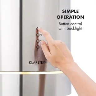 Klarstein Tron Ambience 38 Inox (CGCH2-TronAm-SS) - Okapy kuchenne - miniaturka - grafika 7