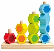 Układanki dla dzieci - Hape E0504,Pl, Liczydło Układanka E0504 E0504 - miniaturka - grafika 1