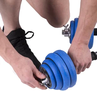 HMS Sztangielki gumowane SGG30 BAR 30kg - HMS 1009615 - Sztangi - miniaturka - grafika 14