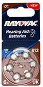 Baterie i akcesoria - Varta Rayovac Acoustic Special 312 aparatów słuchowych ogniwa (1,4 V, 180 mAh, 10 X 6-częściowy Blister) - miniaturka - grafika 1