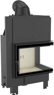 Kratki.pl Wkład kominkowy MBZ 13 prawy BS szyba gięta MBZ/P/BS/SG - Wkłady kominkowe - miniaturka - grafika 2