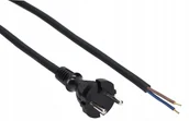 Przewody elektryczne - Conotech Kabel z wtyczką Guma 2x1,5 3m - miniaturka - grafika 1