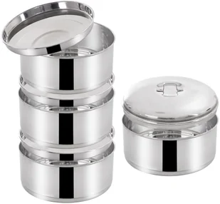 Orion Menażka obiadowa 4-poziomowa stalowa 4x1,3L - Akcesoria turystyczne - miniaturka - grafika 2