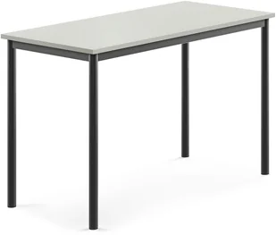 AJ Produkty Biurko SONITUS, 1200x600x760 mm, szary laminat, antracyt - Meble do szkół i przedszkoli AJ Produkty Biurko SONITUS, 1200x600x760 mm, szary laminat, antracyt - Meble do szkół i przedszkoli - miniaturka - grafika 1