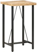 Ławy i stoliki kawowe - vidaXL vidaXL Stolik barowy, 60x60x107 cm, surowe drewno mango - miniaturka - grafika 1