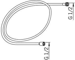 Oras Wąż natryskowy wzmacniany satynowy 241014-60 24101460 - Węże prysznicowe - miniaturka - grafika 3