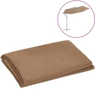 Parasole ogrodowe - vidaXL Zamienne pokrycie parasola ogrodowego, kolor taupe, 300 cm 313806 - miniaturka - grafika 1