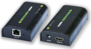 Techly Extender / splitter HDMI Techly po skrętce Cat. 5e/6/6a/7 do 120m, over IP, czarny IDATA EXTIP-373 306004 - Inne akcesoria audio-wideo - miniaturka - grafika 2