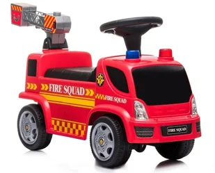 Lean CARS Pojazd Jeździk Straż Pożarna Drabina Bańki Mydlane Dźwięki Koguty LT-9180-0 - Jeździki dla dzieci - miniaturka - grafika 2