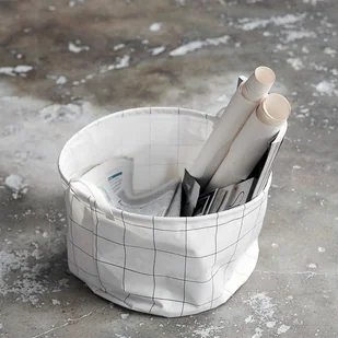 House Doctor - Kosz Squares L - Pudła i pojemniki do przechowywania - miniaturka - grafika 3