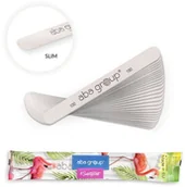 Pozostałe akcesoria kosmetyczne - ABA Group ABA Bezpieczny Pakiet Pilnik Prosty 100/180 Zeberka SLIM x25szt 864459Z25 - miniaturka - grafika 1