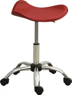 Krzesła i taborety kosmetyczne - vidaXL vidaXL Siedzisko do masażu winna czerwień obite sztuczną skórą 3088571 - miniaturka - grafika 1