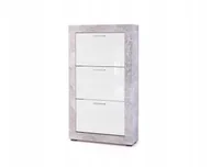 Szafki na buty - Szafka na buty 72x126x22 WARSAW atelier/biały połysk WARSAW SZF 126 - miniaturka - grafika 1