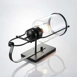 Lindby Lindby Rozalie lampa ścienna, latarnia, czarna - Lampy ścienne - miniaturka - grafika 5